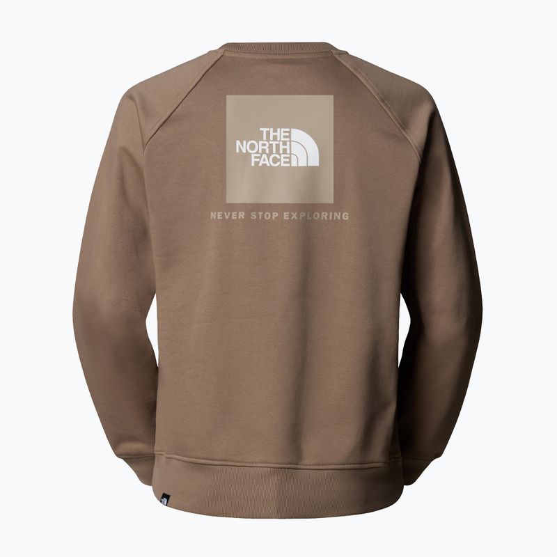 Férfi pulóver The North Face Raglan Box Nse Crew mocha barna/gomba szürke 2