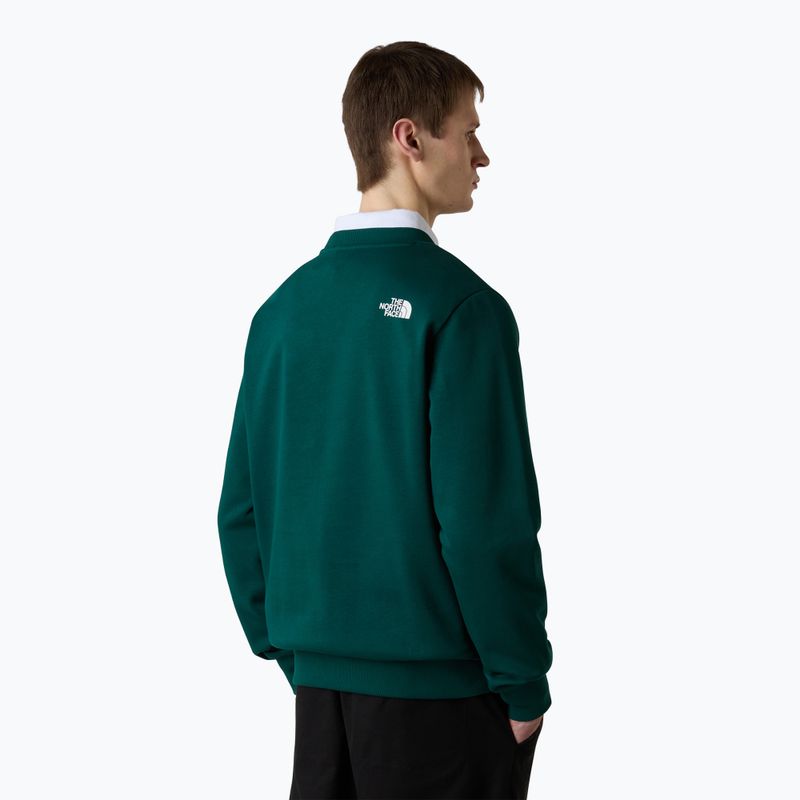 Férfi pulóver The North Face Simple Dome Crew vadász zöld 3