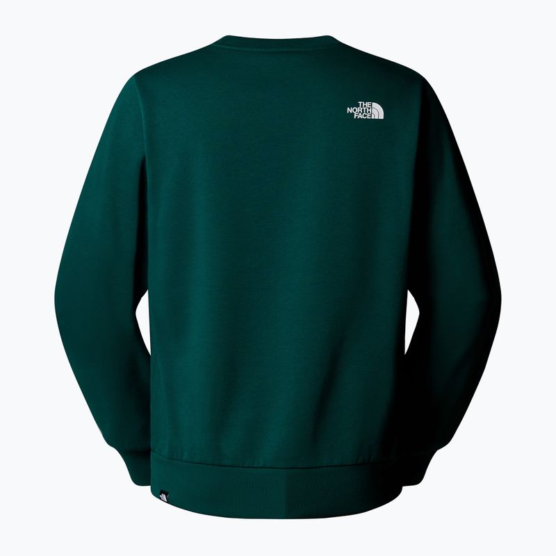 Férfi pulóver The North Face Simple Dome Crew vadász zöld 5