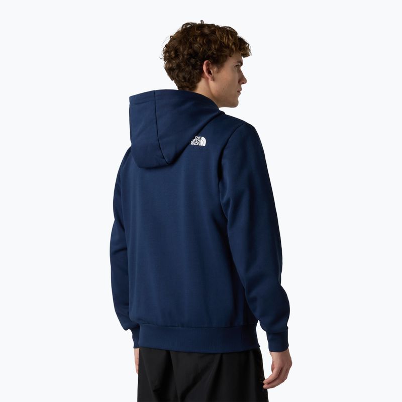 Férfi pulóver The North Face Simple Dome Full Zip Hoodie summit navy 3