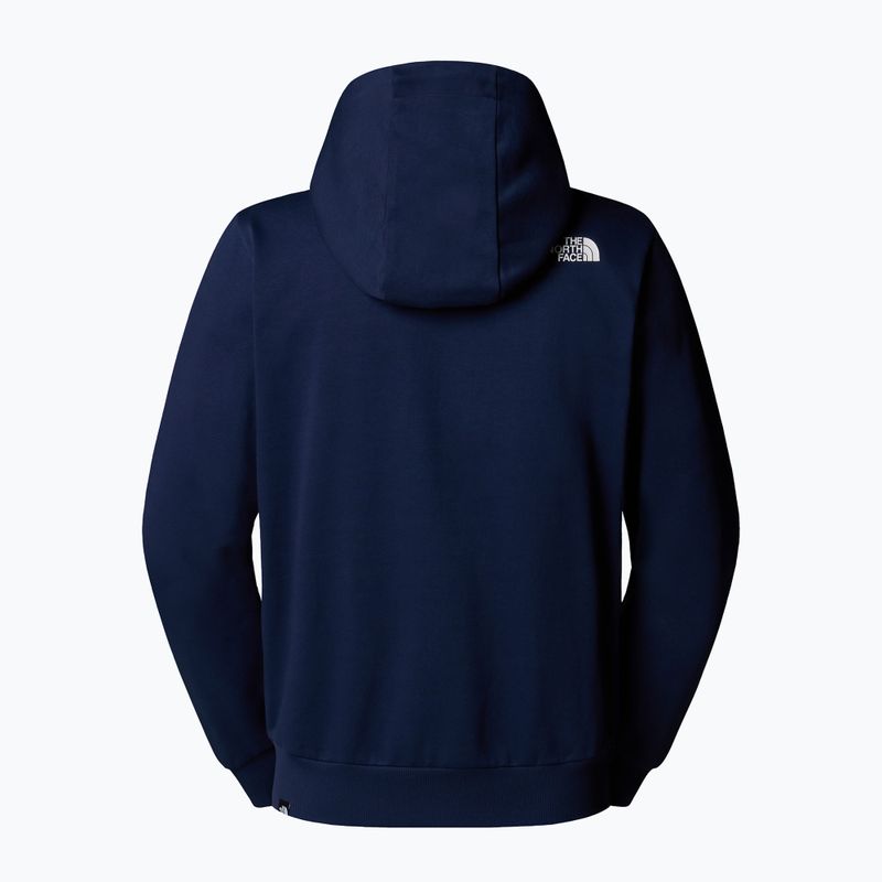 Férfi pulóver The North Face Simple Dome Full Zip Hoodie summit navy 6