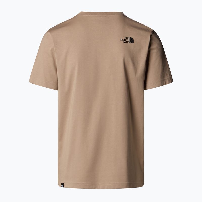 Férfi The North Face Fine mushroom szürke póló 2