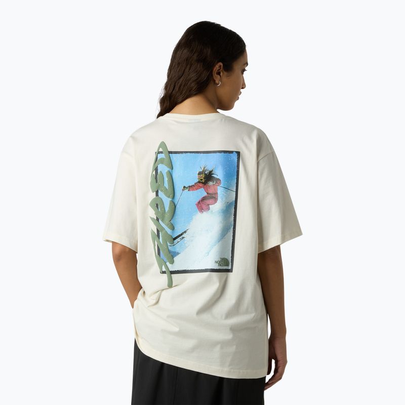 Férfi póló The North Face NSE Slopes Relaxed Tee Graphic White Dune 3