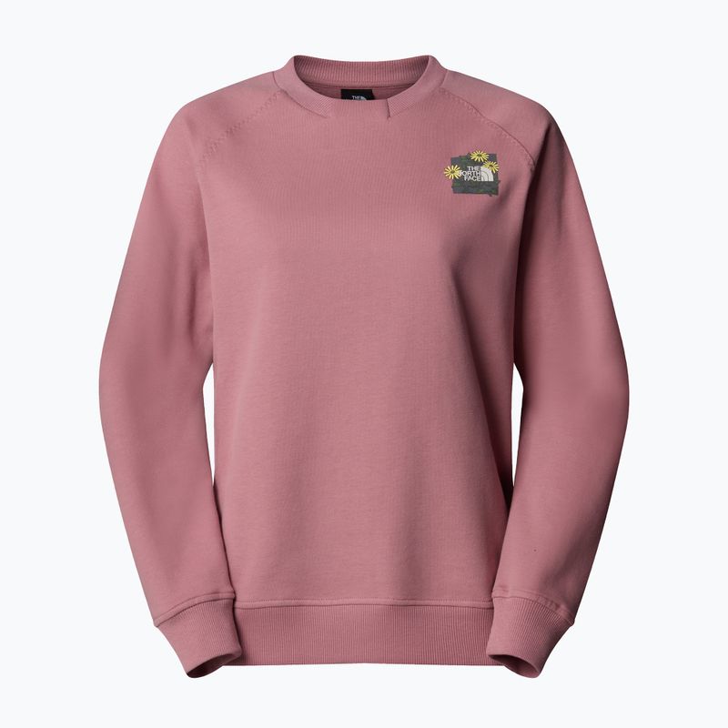 Női pulóver The North Face Connect Relaxed Crew Graphic nostalgia rose 4