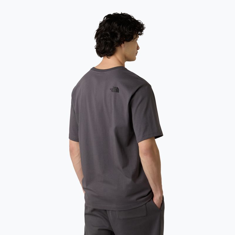 Férfi póló The North Face Flower Dome Relaxed Graphic antracit szürke 3