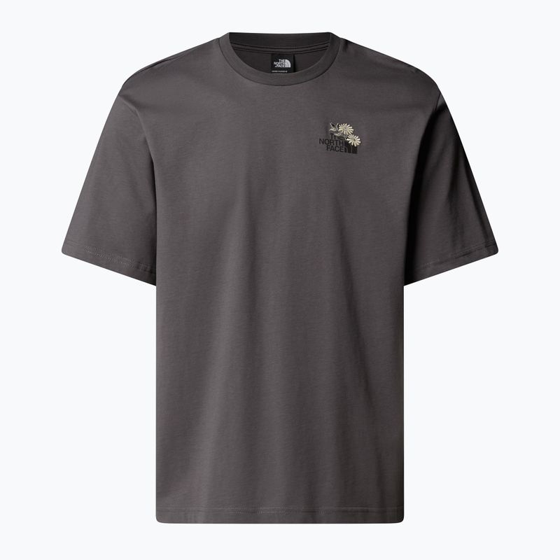 Férfi póló The North Face Flower Dome Relaxed Graphic antracit szürke 4