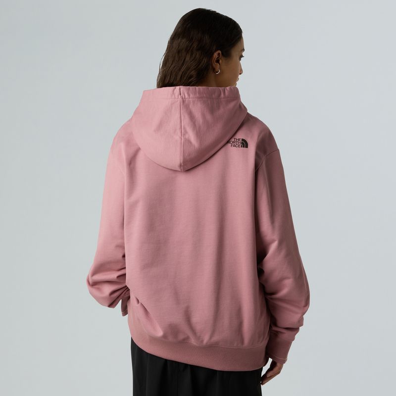 Férfi pulóver The North Face Flower Dome Relaxed kapucnis GPH nostalgia rose 5
