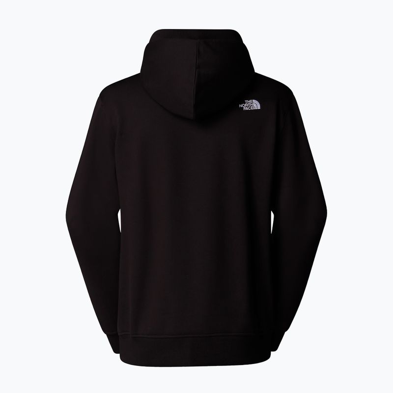 Férfi pulóver The North Face Icon Relaxed kapucnis fekete 5