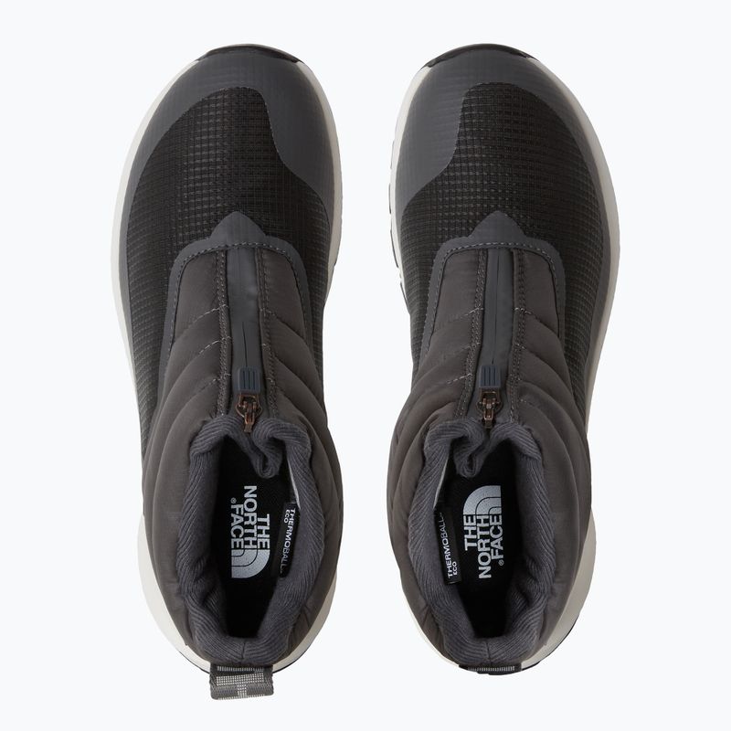 Női hócipő The North Face Thermoball Progressive Zip II Wp antracit szürke/fehér hamu 4