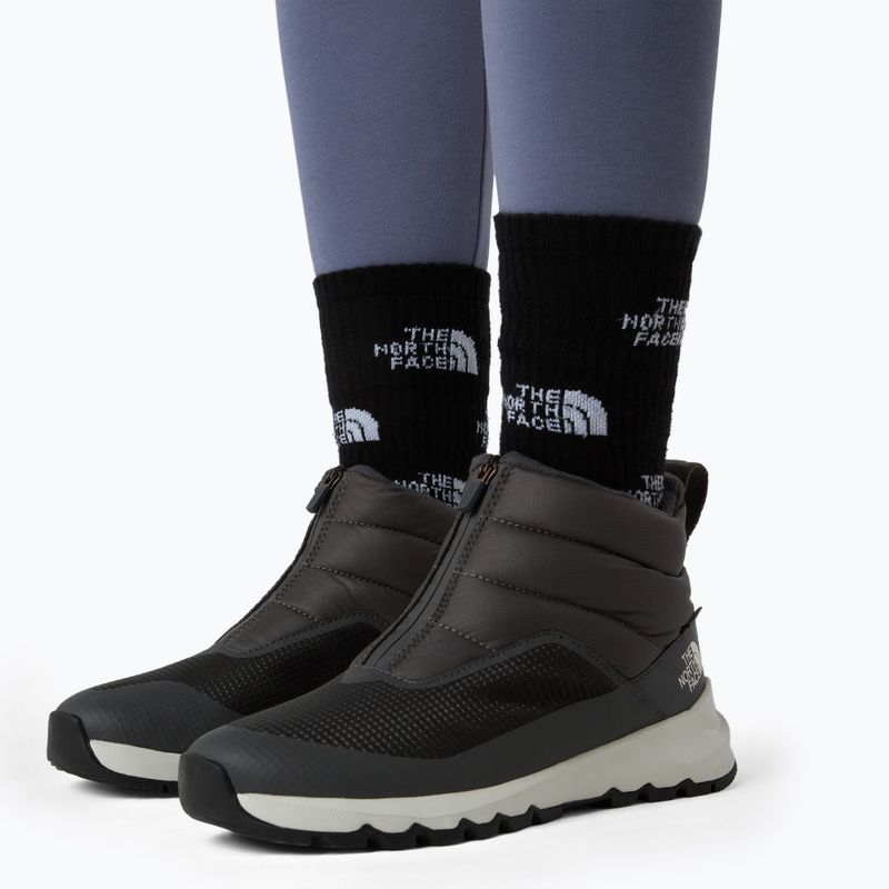 Női hócipő The North Face Thermoball Progressive Zip II Wp antracit szürke/fehér hamu 6