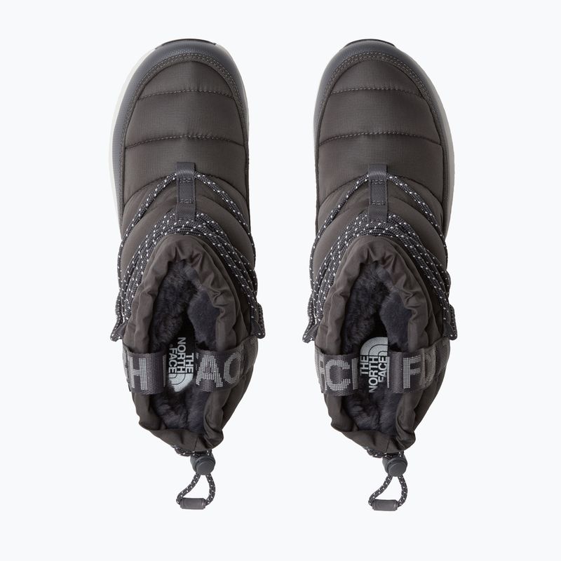 Női téli csizma The North Face Thermoball Lace Up WP anthracite grey/white ash 4
