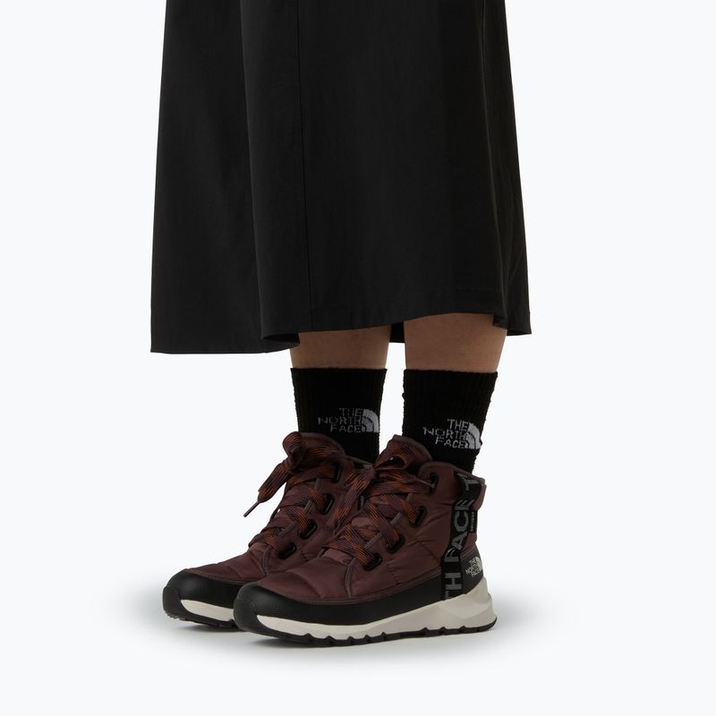Női hócsizma The North Face Thermoball Lace Up Luxe Wp tawny quartz/burnt umber 8