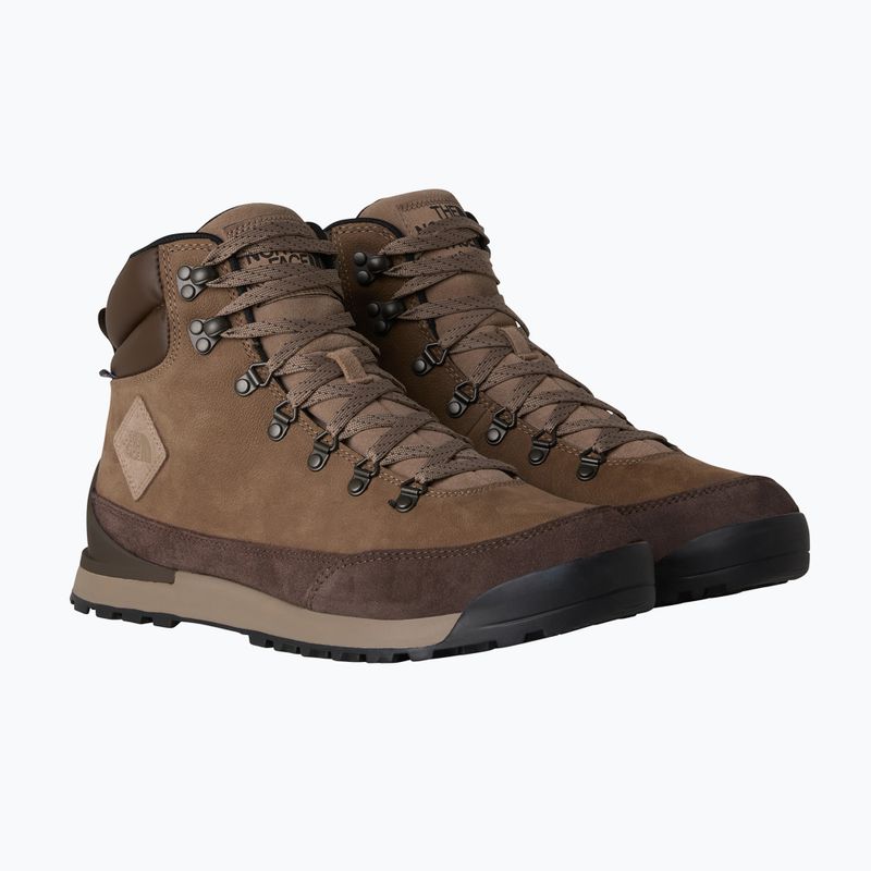 Férfi cipők The North Face Back To Berkeley IV Leather WP demitasse barna/gránát 9
