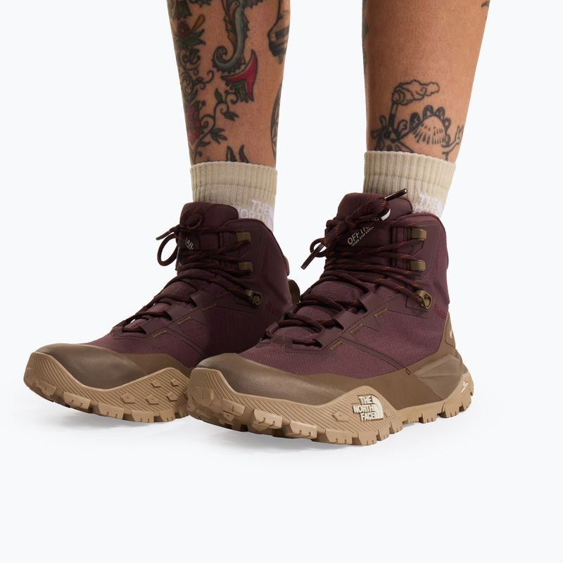 Női túracipő The North Face Offtrail Hike Mid Gore-Tex tawny quartz/mocha brown 9