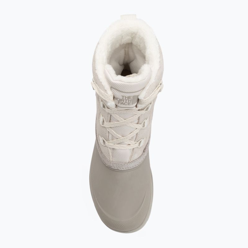 Női túrabakancsok The North Face Shellista V Shorty WP white dune/soapstone 5