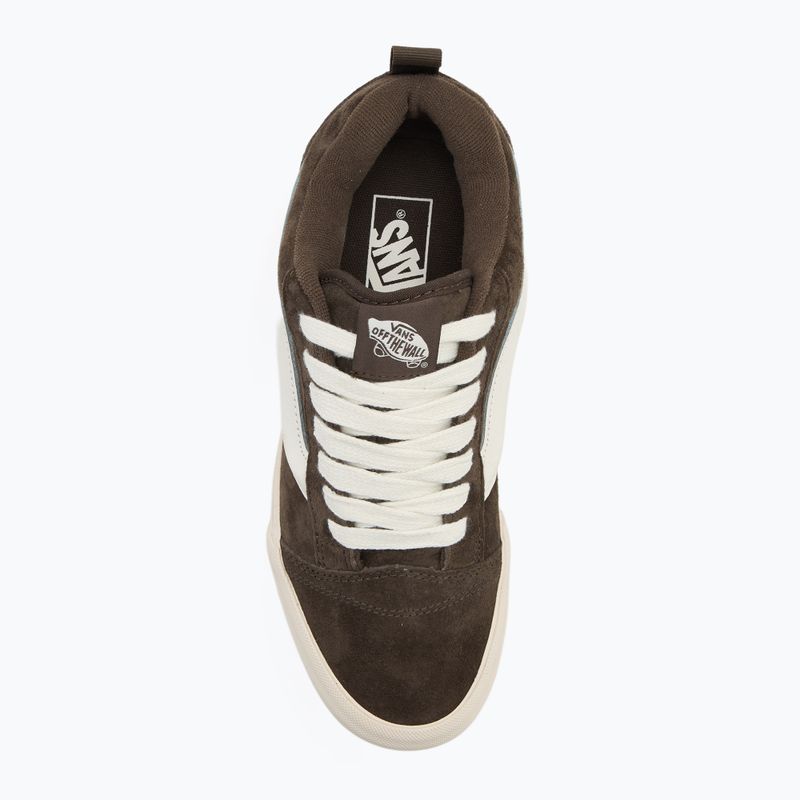 Vans Knu Skool disznó szarvasbőr szén barna cipő 5