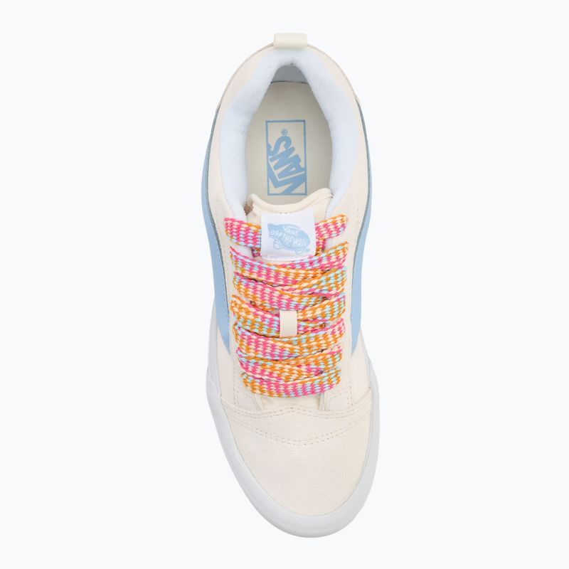 Vans Knu Skool oversized csipkés fehér/kék cipő 5