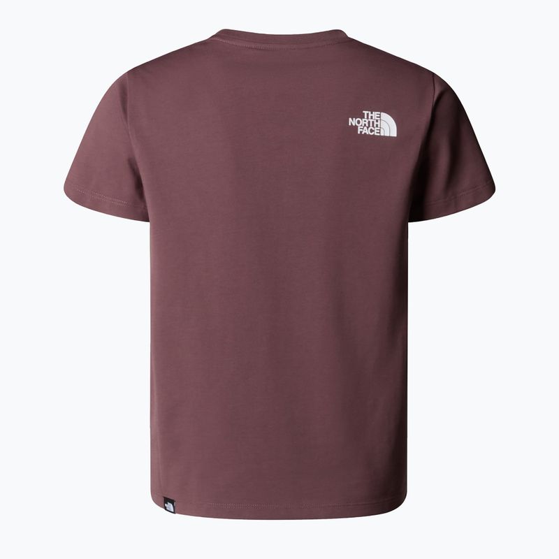 Gyerek póló The North Face Simple Dome tawny quartz 2