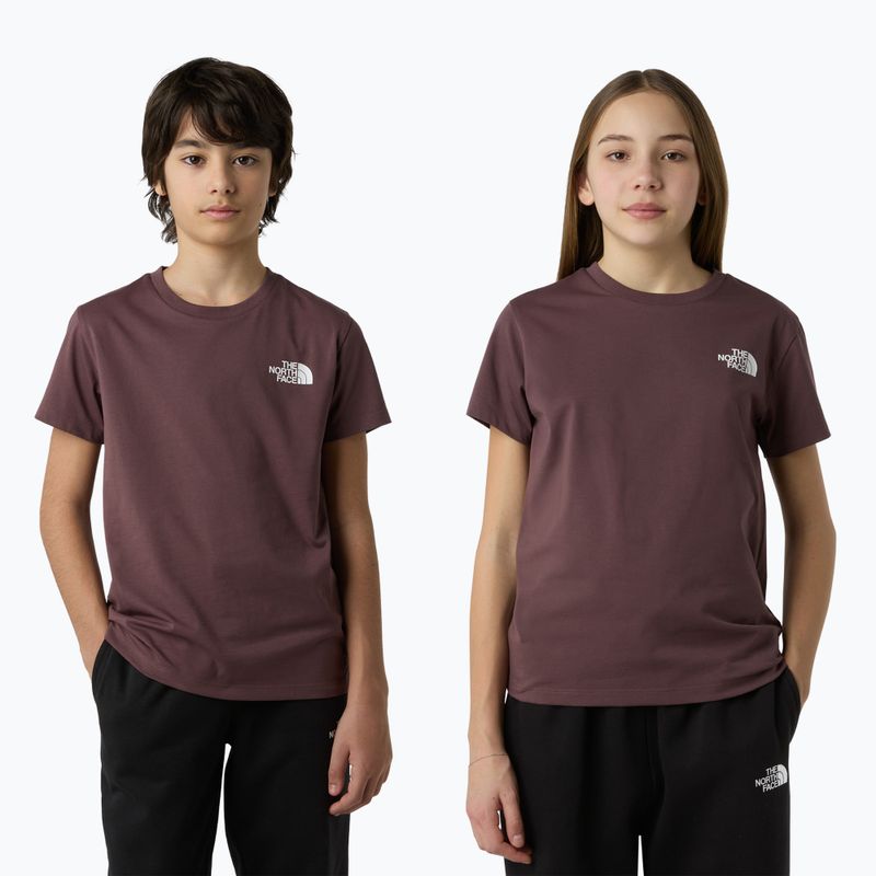 Gyerek póló The North Face Simple Dome tawny quartz 3