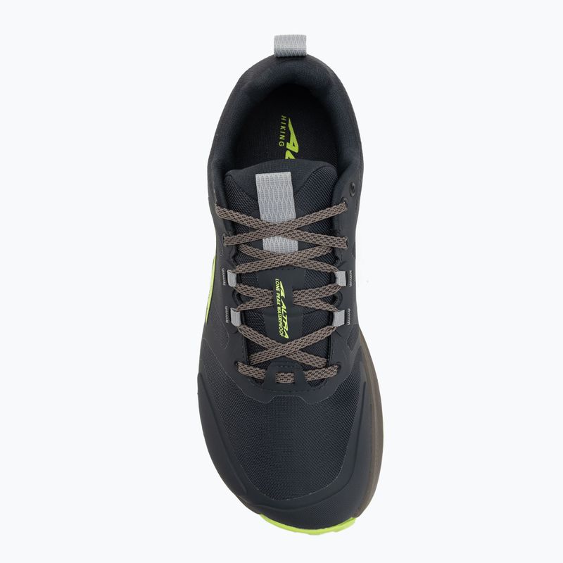 Férfi Altra Lone Peak 9 vízálló alacsony lime/fekete cipő 5