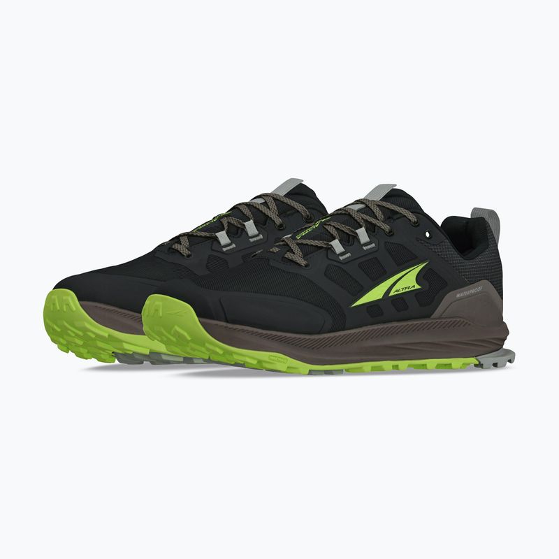 Férfi Altra Lone Peak 9 vízálló alacsony lime/fekete cipő 10