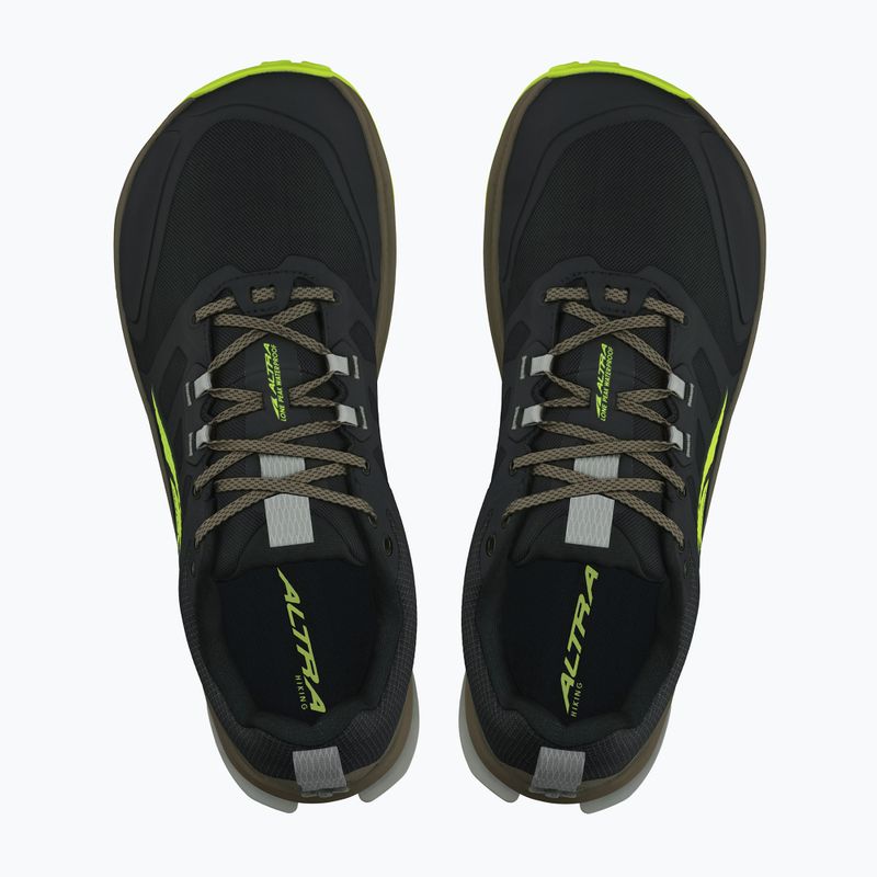Férfi Altra Lone Peak 9 vízálló alacsony lime/fekete cipő 11