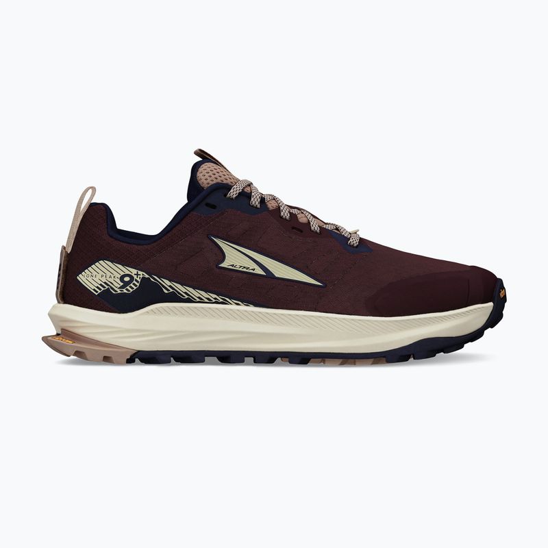 Altra Lone Peak 9+ női futócipő gesztenyebarna színben