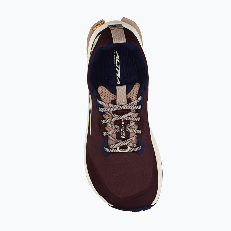 Altra Lone Peak 9+ női futócipő gesztenyebarna színben 5