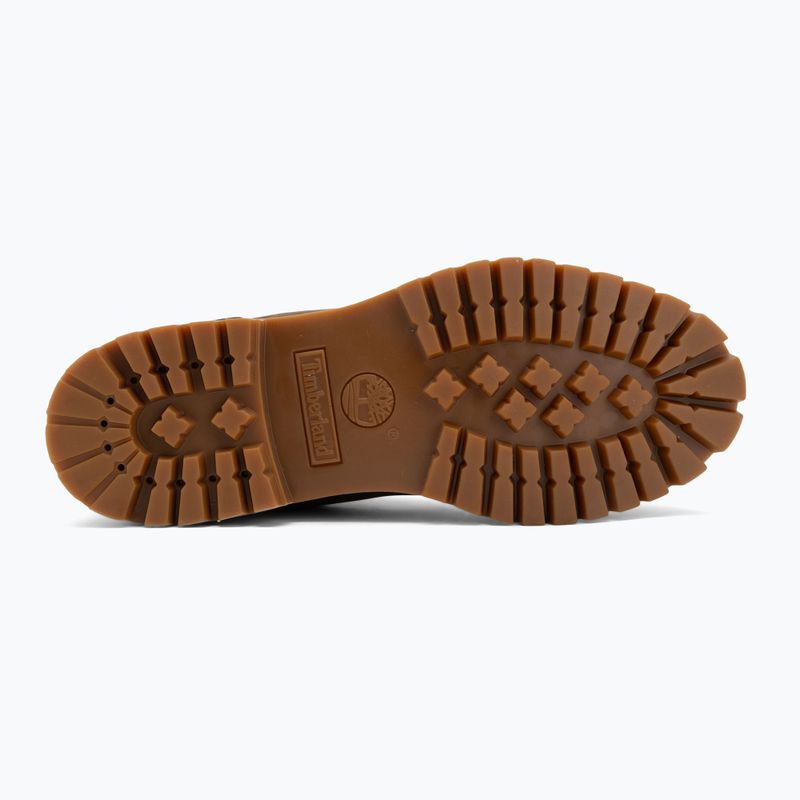 Férfi bakancsok Timberland Premium 6 Inch Lace Up Waterproof dark brown nubuck/olive 4