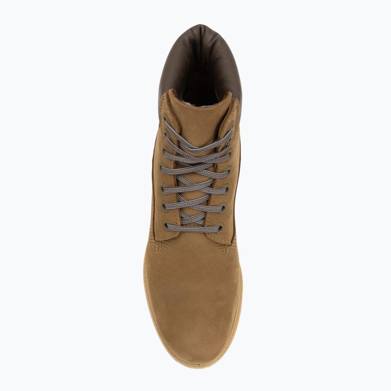 Férfi bakancs Timberland Premium 6 Inch Lace Up Waterproof olive nubuck/dark brown 5