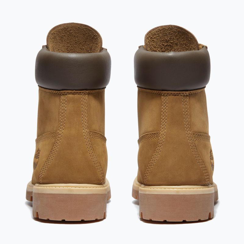 Férfi bakancs Timberland Premium 6 Inch Lace Up Waterproof olive nubuck/dark brown 12