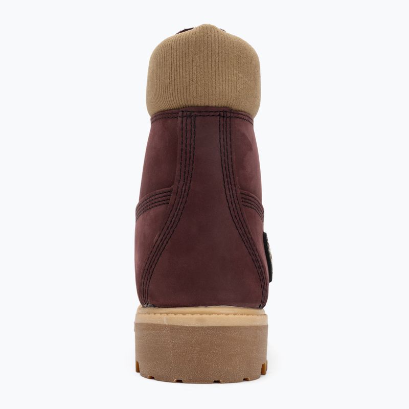 Férfi bakancsok Timberland Premium 6 Inch Lace Up Waterproof burgundy olive 6