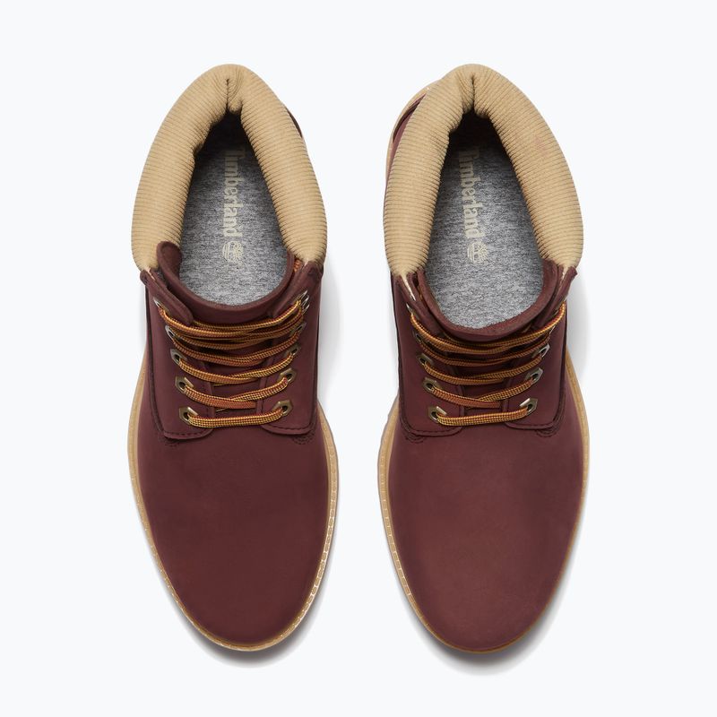 Férfi bakancsok Timberland Premium 6 Inch Lace Up Waterproof burgundy olive 5