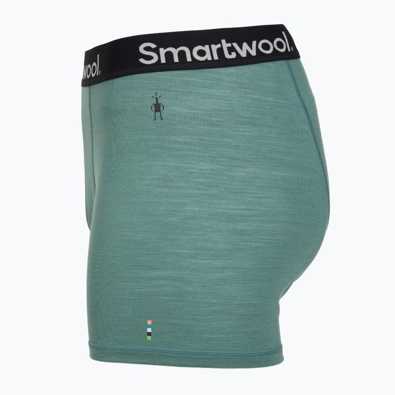 Férfi termoaktív boxeralsó Smartwool Everyday Merino Boxer Brief Boxed black dusty teal 3