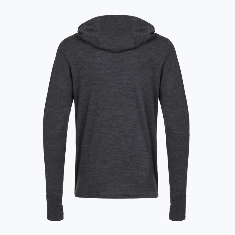 Férfi hosszú ujjú póló Smartwool Merino Sun Hoodie iron heather 2