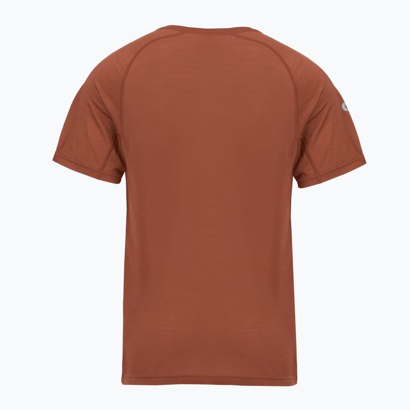 Férfi termoaktív póló Smartwool Merino Sport 120 burnt sienna 2
