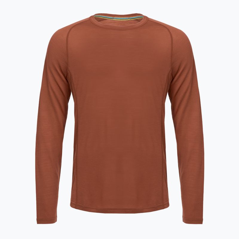 Férfi termoaktív pulóver Smartwool Merino Sport 120 burnt sienna