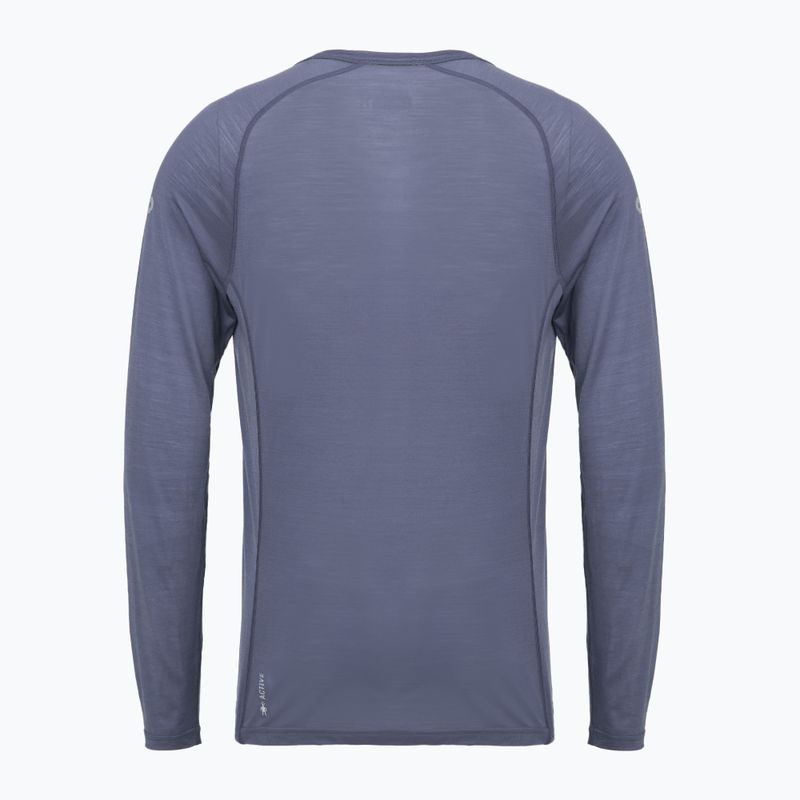 Férfi termoaktív hosszú ujjú felső Smartwool Merino Sport 120 nightfall blue 2