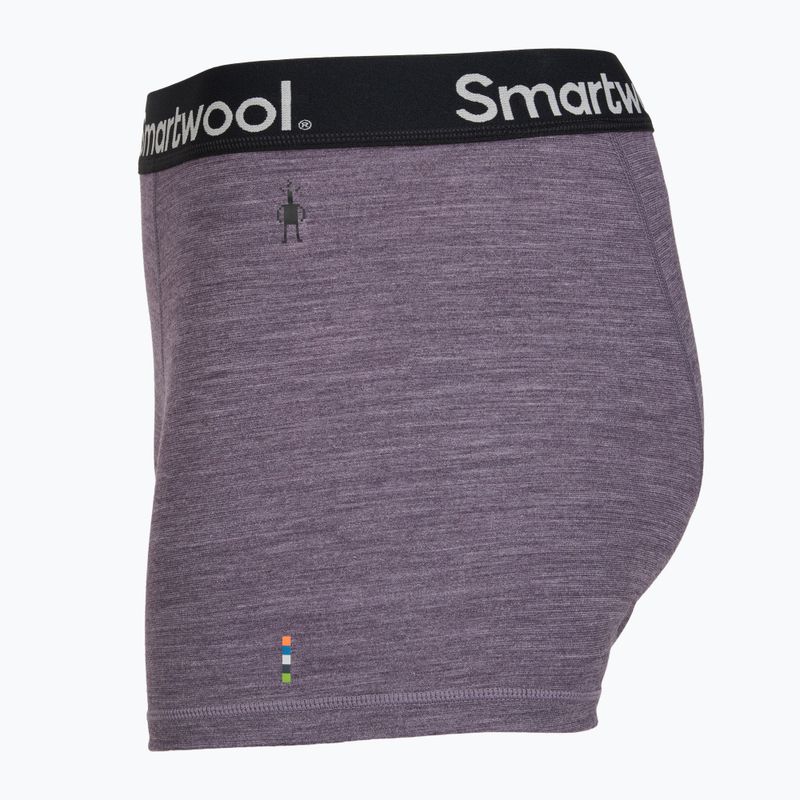 Férfi termoaktív boxeralsó Smartwool Merino Boxer Brief Boxed purple storm heather 3