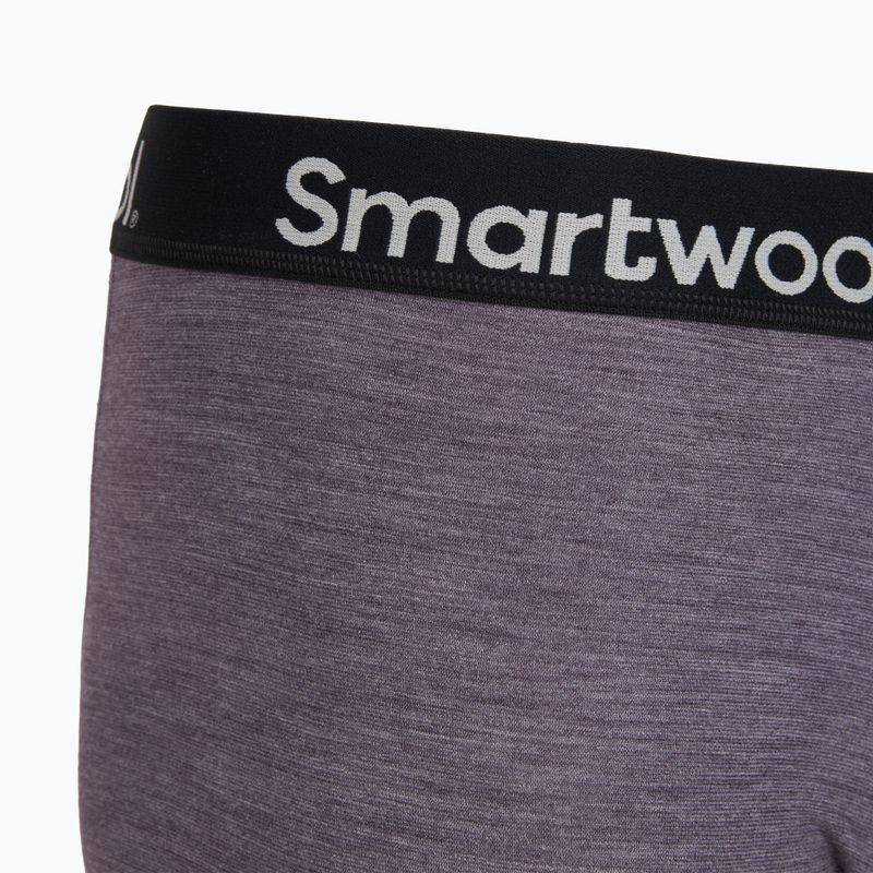 Férfi termoaktív boxeralsó Smartwool Merino Boxer Brief Boxed purple storm heather 4