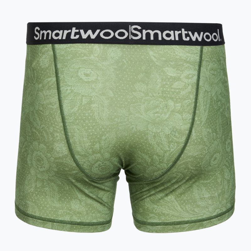 Férfi termoaktív boxeralsó Smartwool Merino Print Boxer Brief Boxed frn rstc flrl 2