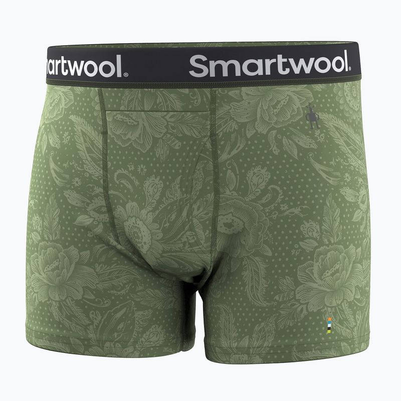 Férfi termoaktív boxeralsó Smartwool Merino Print Boxer Brief Boxed frn rstc flrl 5