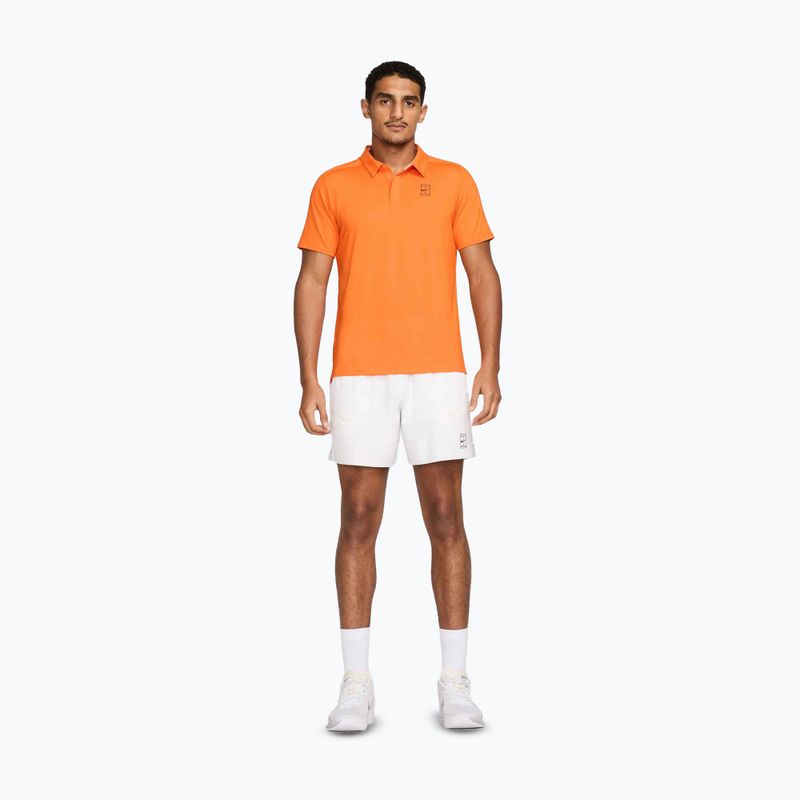 Férfi tenisz rövidnadrág Nike Court Dri-Fit Advantage 6" white/black 2