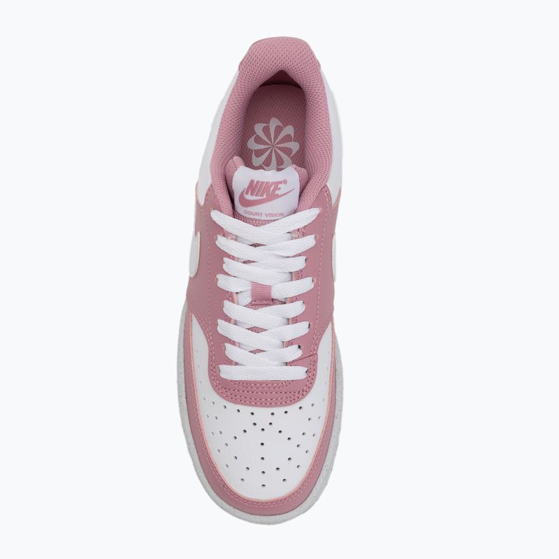 Nike Court Vision Low Next Nature női cipő elemi rózsaszín/fehér 5