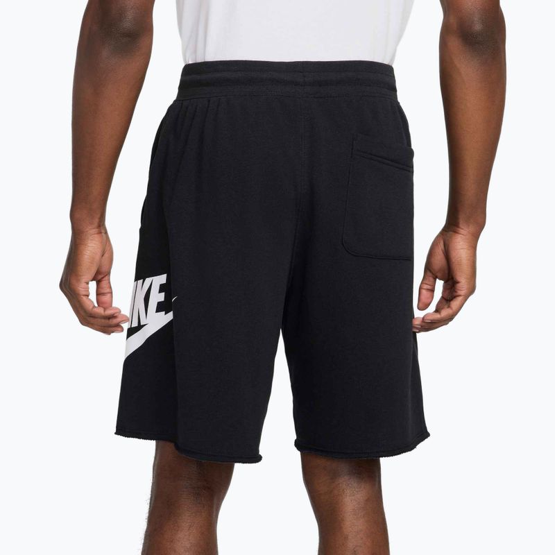 Férfi Nike Club rövidnadrág fekete/fekete/fehér 3
