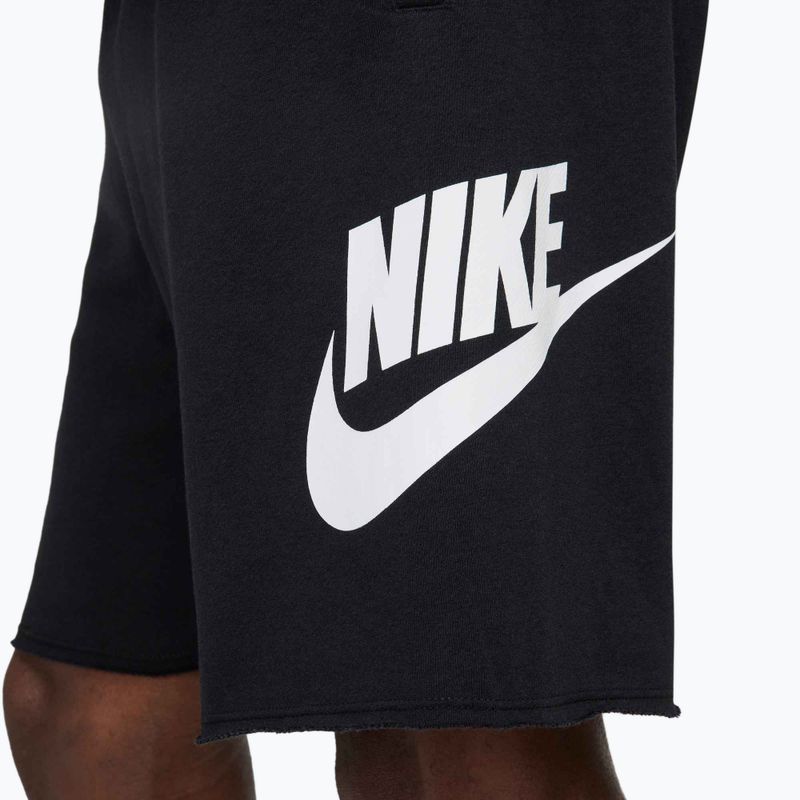 Férfi Nike Club rövidnadrág fekete/fekete/fehér 7
