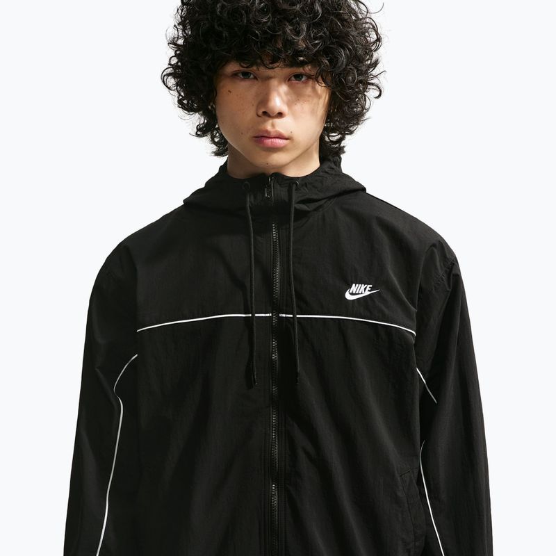 Férfi kabát Nike Club Black/White/White 4