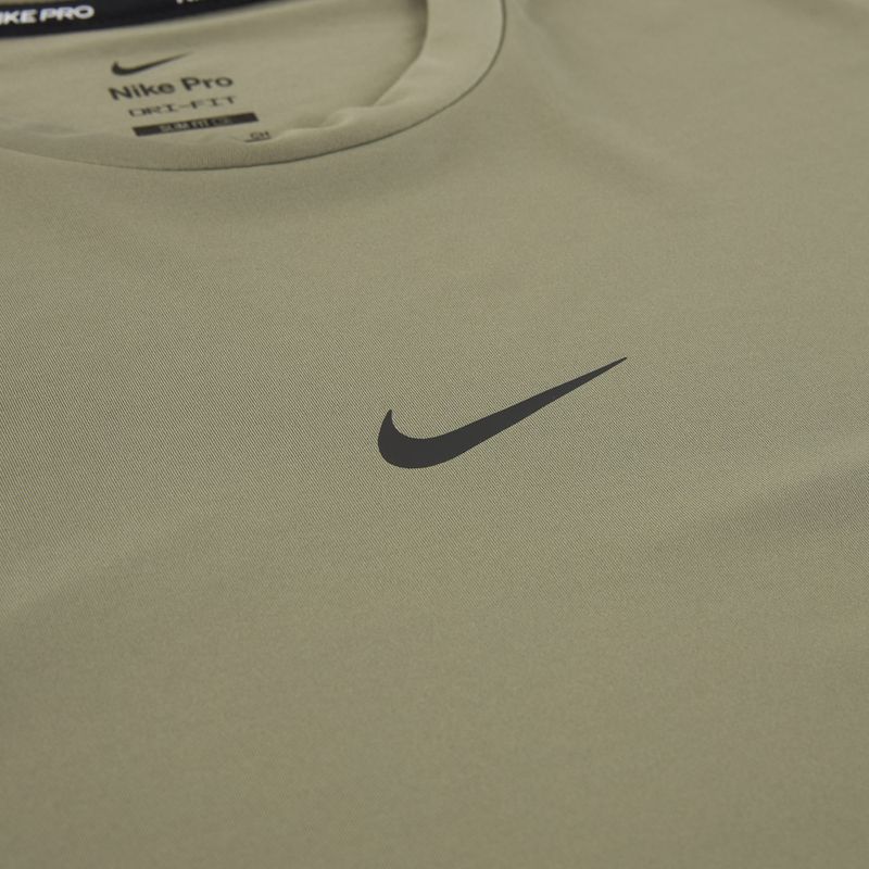 Férfi edzőpóló Nike Pro Dri-Fit ujjatlan felső világos hadsereg/fekete 9