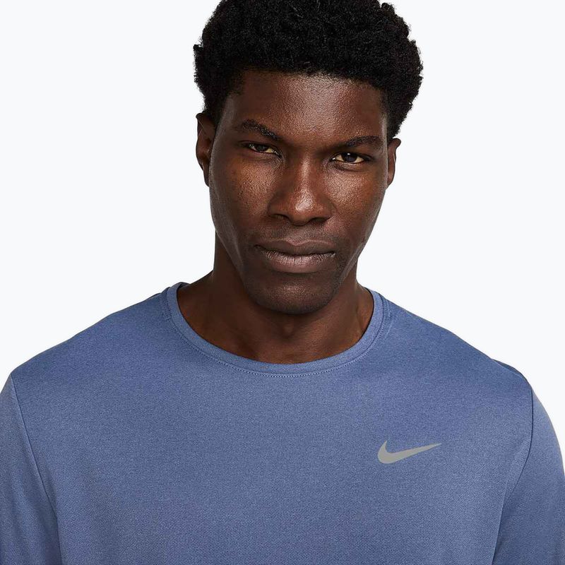 Férfi Nike Miler Dri-Fit UV diffúz kék hosszú ujjú futócipő 4