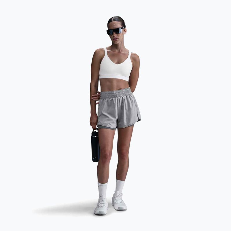 Női rövidnadrág Nike One Dri-Fit High-Waisted 3" 2In1 smoke grey/heather 2